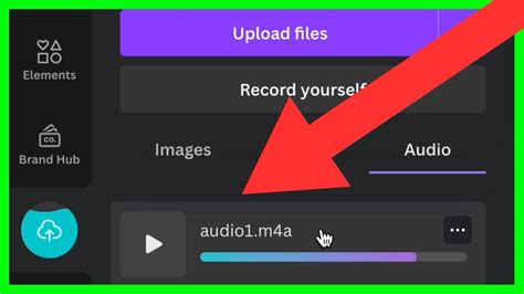 how to add music to a canva video