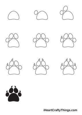 how to draw a paw print easy - why not consider using different materials for your drawings?