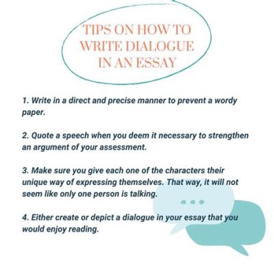 How to Include Dialogue in an Essay: A Journey Through the Labyrinth of Words